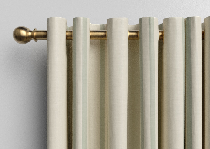 Adelaide, Winnies Stripe Bud Green - Made to Measure Curtains - Image 12